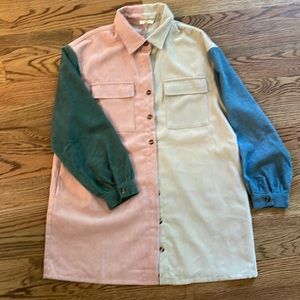 Entro Color Block Shacket